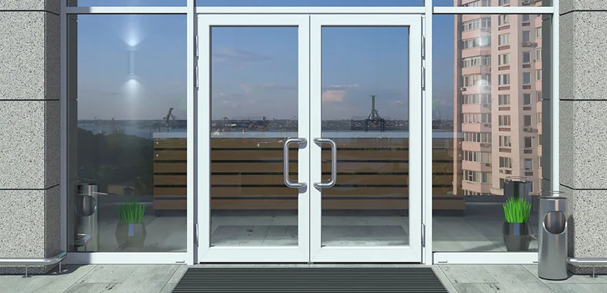 storefront glass repair in Kendall, FL